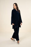 2 Pc Dyed Velvet Suit