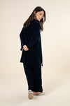 2 Pc Dyed Velvet Suit