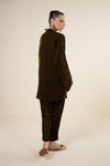 2 Pc Dyed Velvet Suit