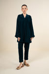 2 Pc Dyed Velvet Suit