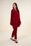 2 Pc Dyed Velvet Suit