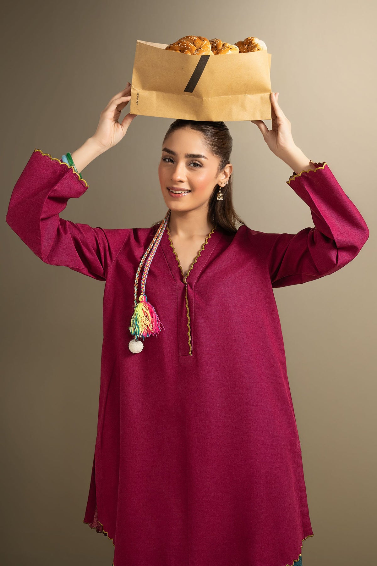 2 Pc Embroidered Khaddar Suit