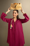 2 Pc Embroidered Khaddar Suit