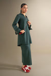 2 Pc Solid Slub Khaddar Suit
