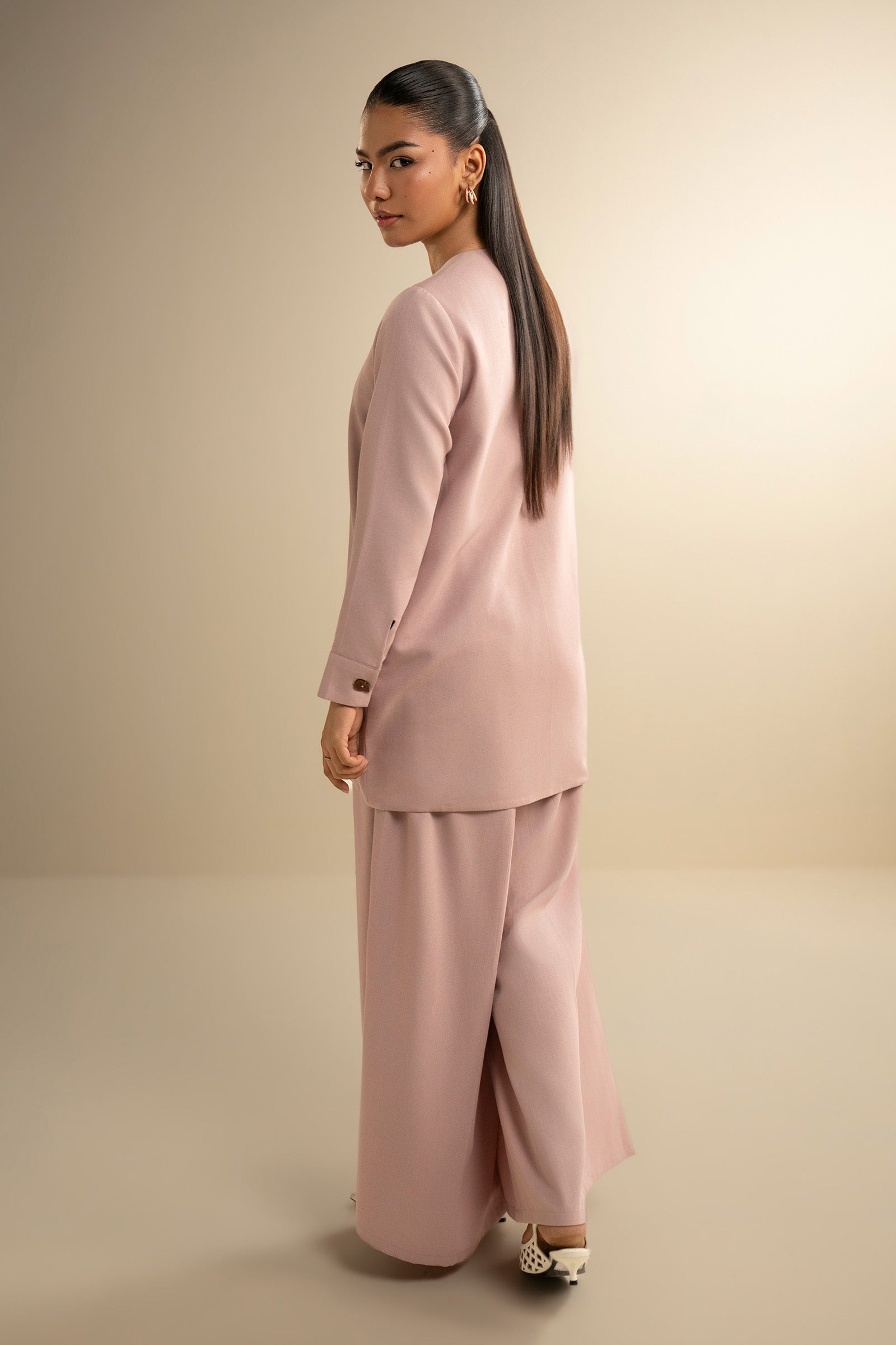 2 Pc Solid Poly Khaddar Suit