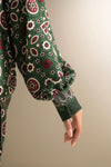 2 Pc Printed Twill Suit