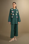 3 Pc Embroidered Khaddar Suit