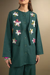 3 Pc Embroidered Khaddar Suit