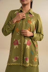 2 Pc Embroidered Alpine Wool Suit