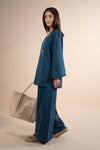 2 Pc Dyed Dobby Viscose Suit