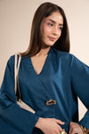 2 Pc Dyed Dobby Viscose Suit