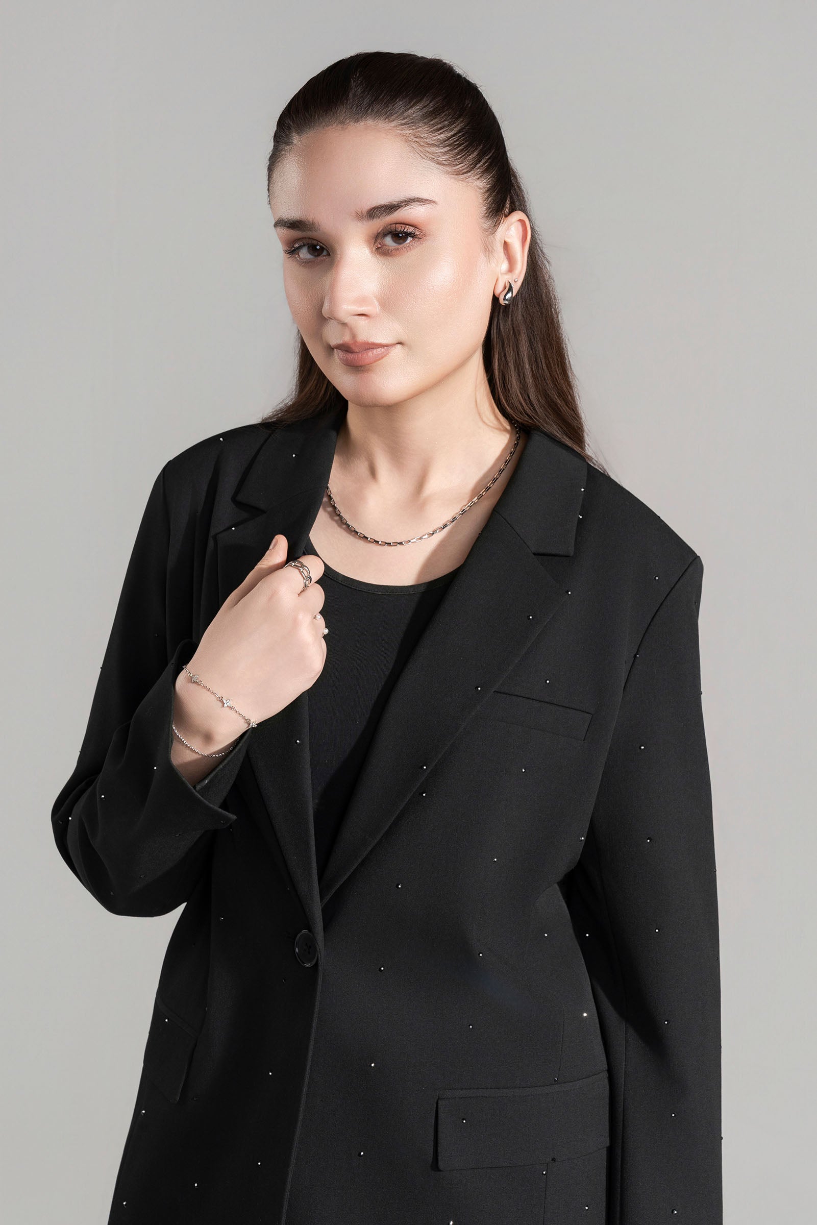 Embellished Blazer