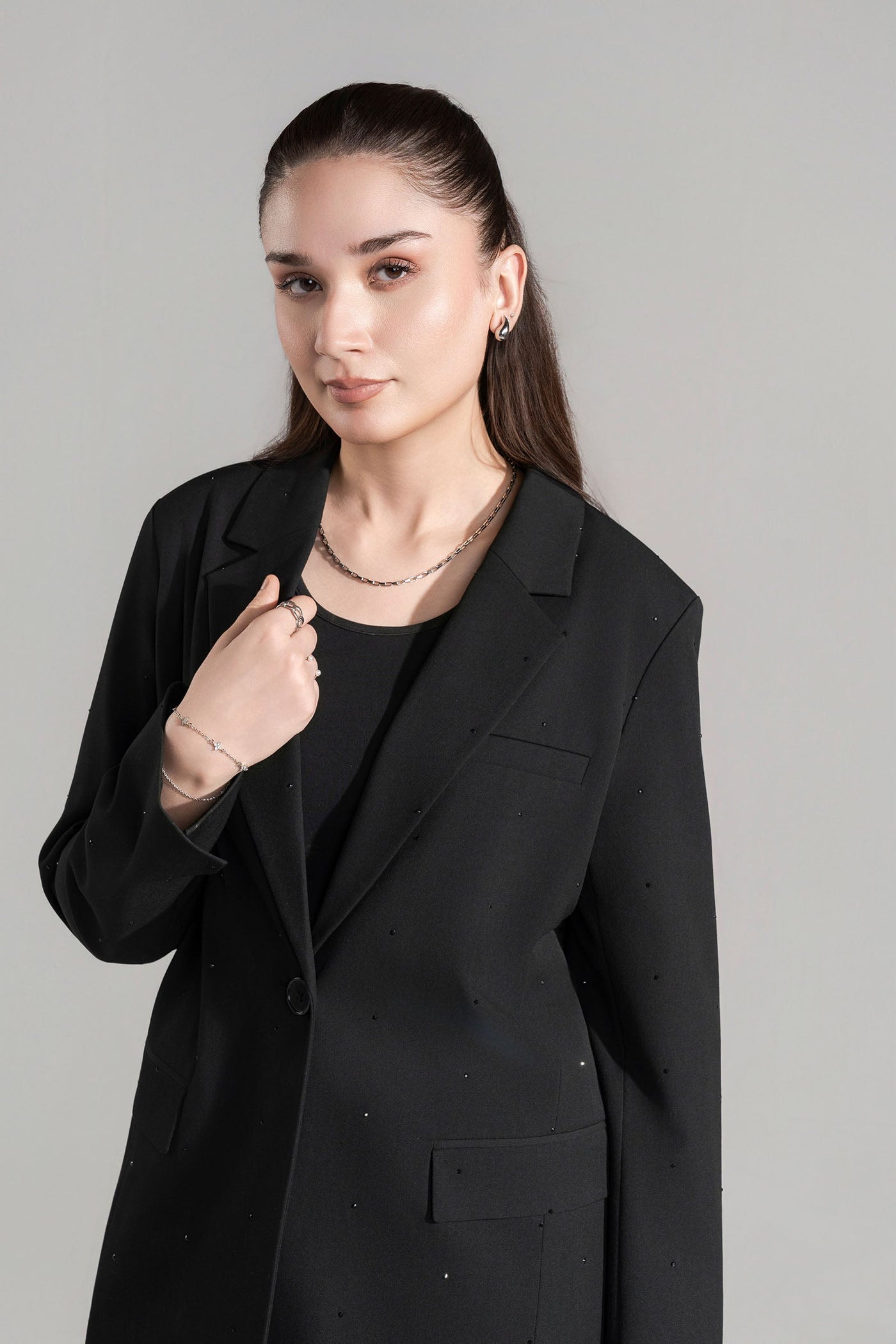 Embellished Blazer