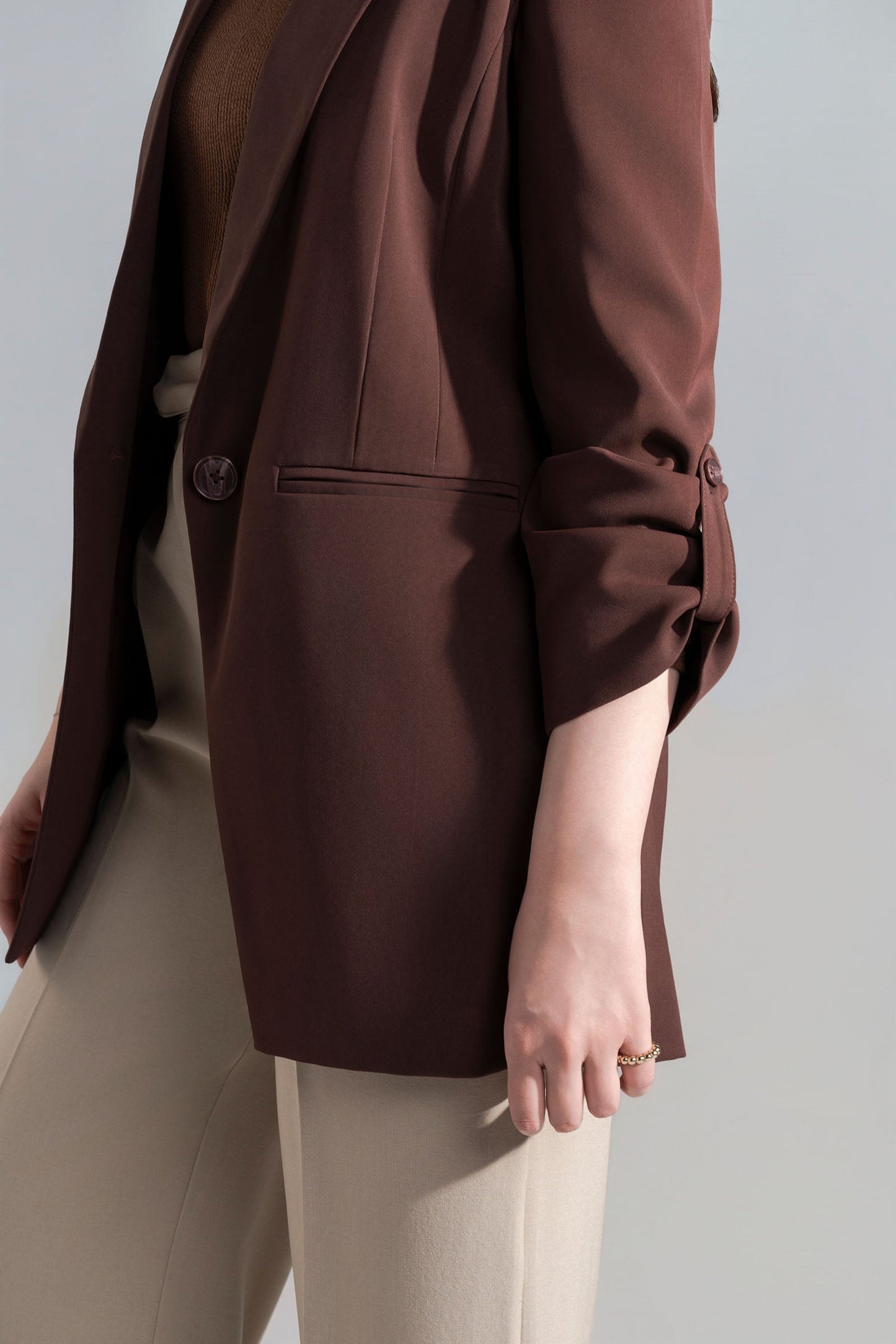 Everyday Buttoned Blazer