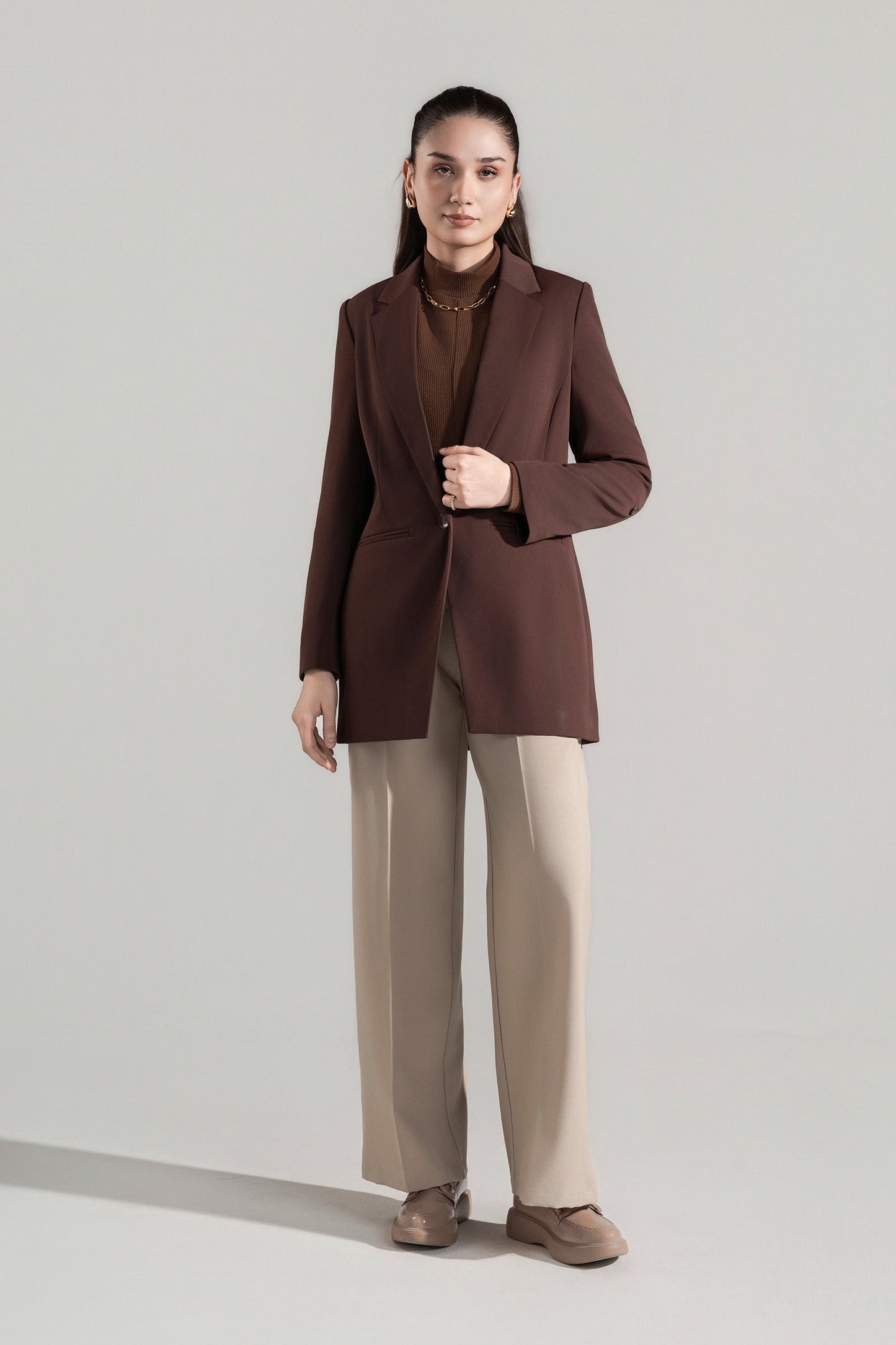 Everyday Buttoned Blazer