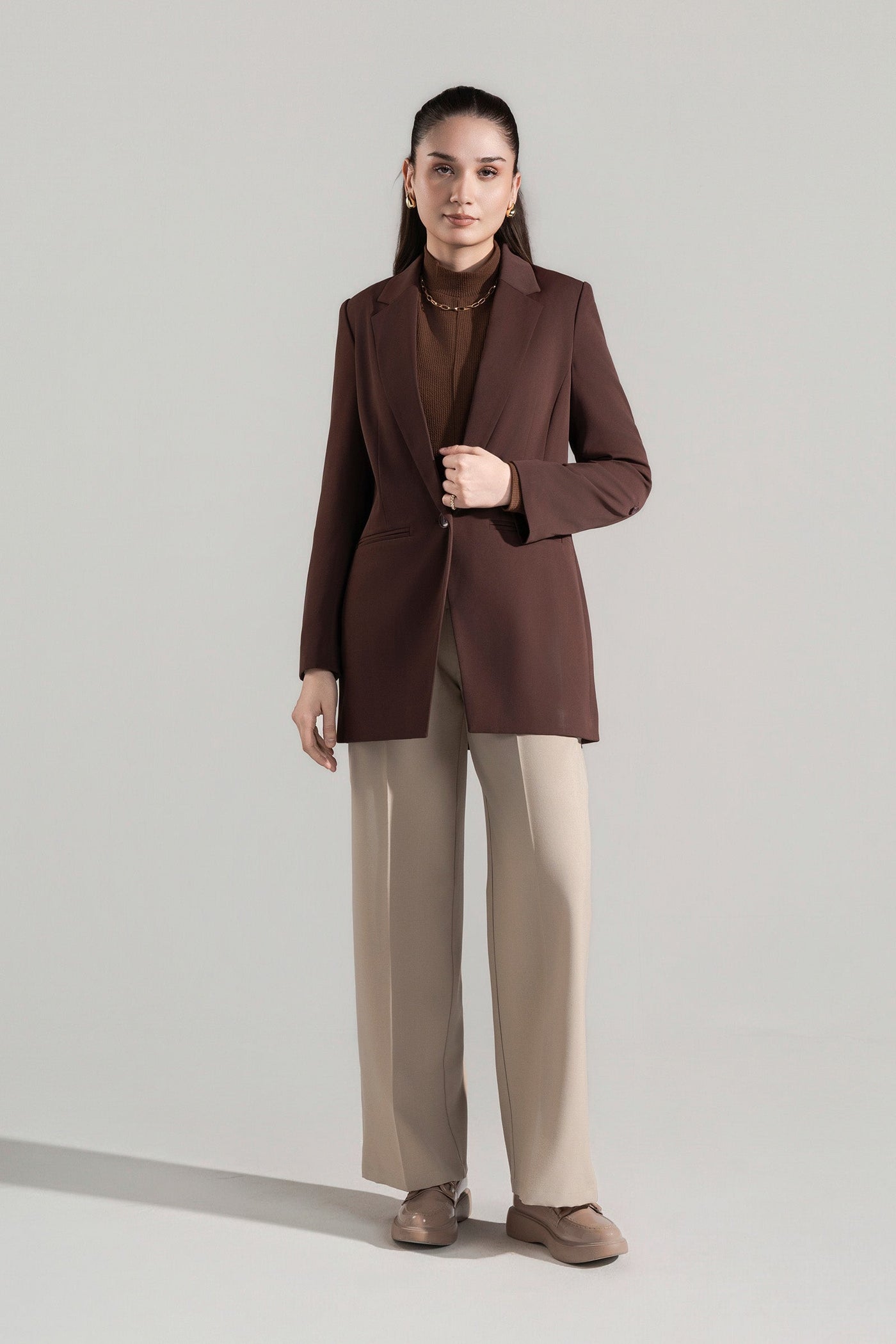 Everyday Buttoned Blazer