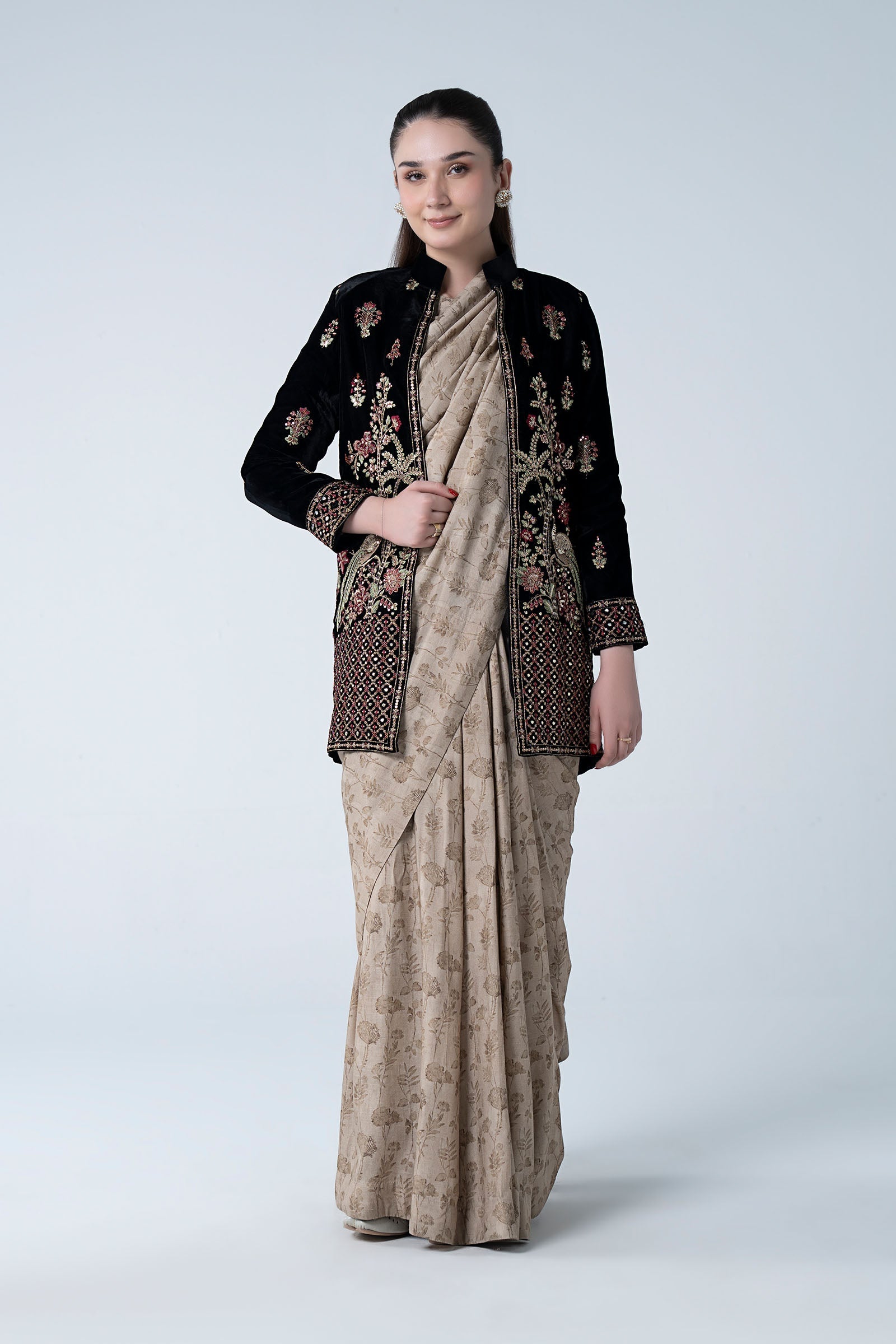 2 Pc Saree Jacket