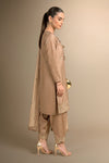 3 Pc Embellished Silk Suit