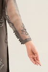 3 Pc Embellished Raw Silk Suit