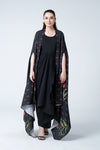 2 Pc Printed Raw Silk Suit