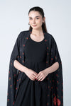 2 Pc Printed Raw Silk Suit