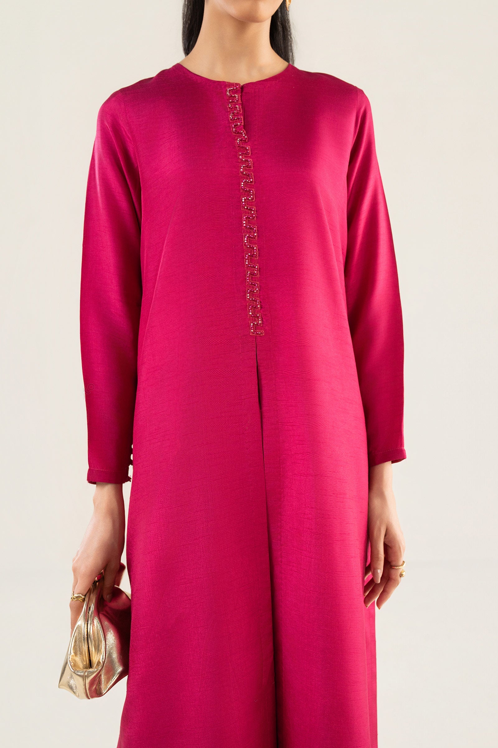 2 Pc Dyed Raw Silk Suit
