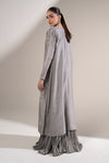 3 Pc Embellished Raw Silk Suit