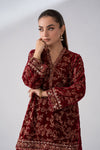 3 Pc Embellished Velvet Suit