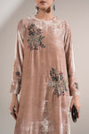 2 Pc Embellished Velvet Suit
