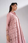 2 Pc Embroidered Bamberg Raw Silk Suit
