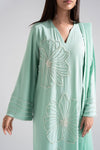 3 Pc Embellished Crepe Suit
