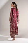 2 Pc Embellished Satin Silk Suit