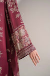 2 Pc Embellished Satin Silk Suit