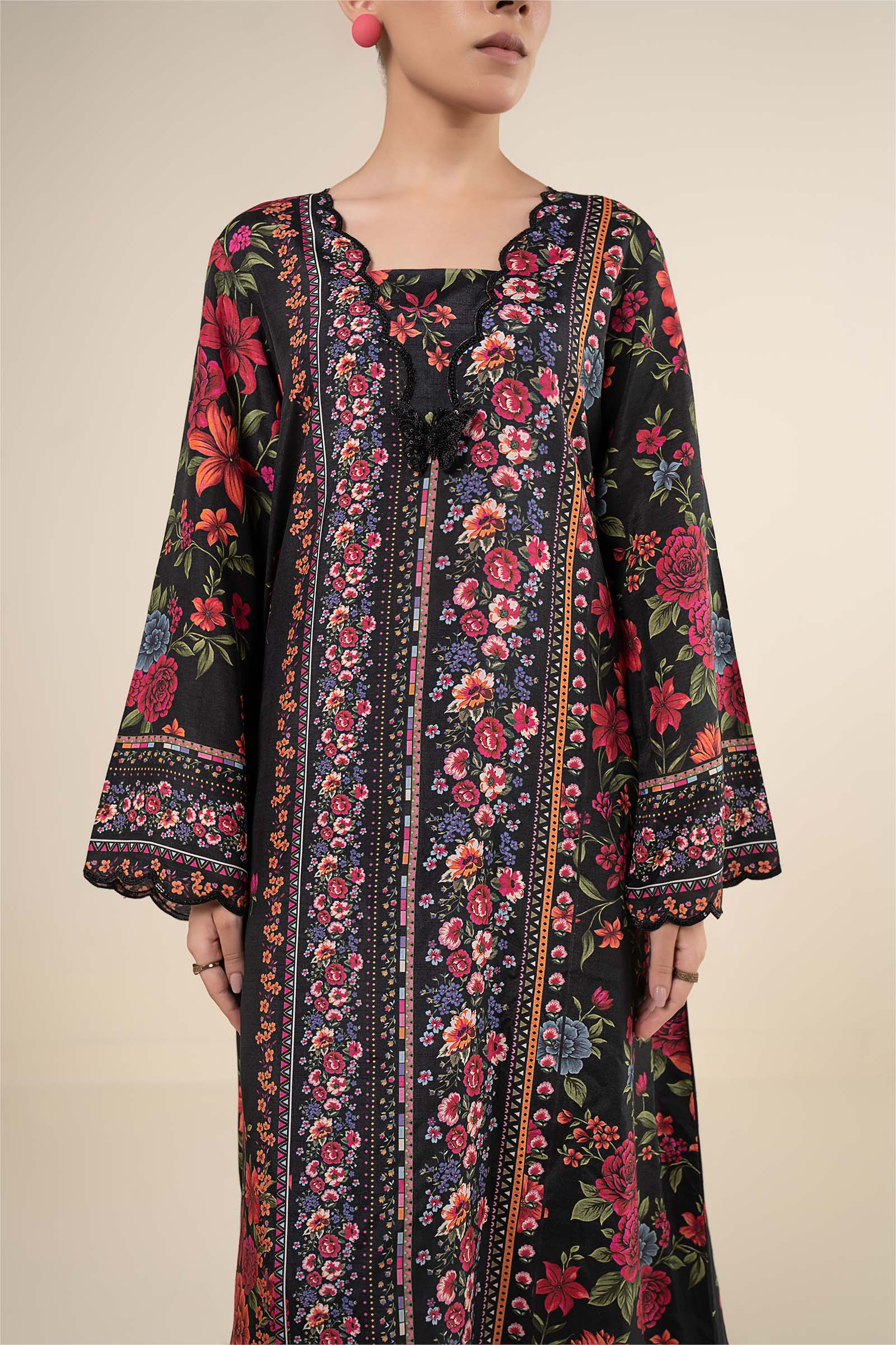 Embroidered Bamberg Raw Silk Shirt