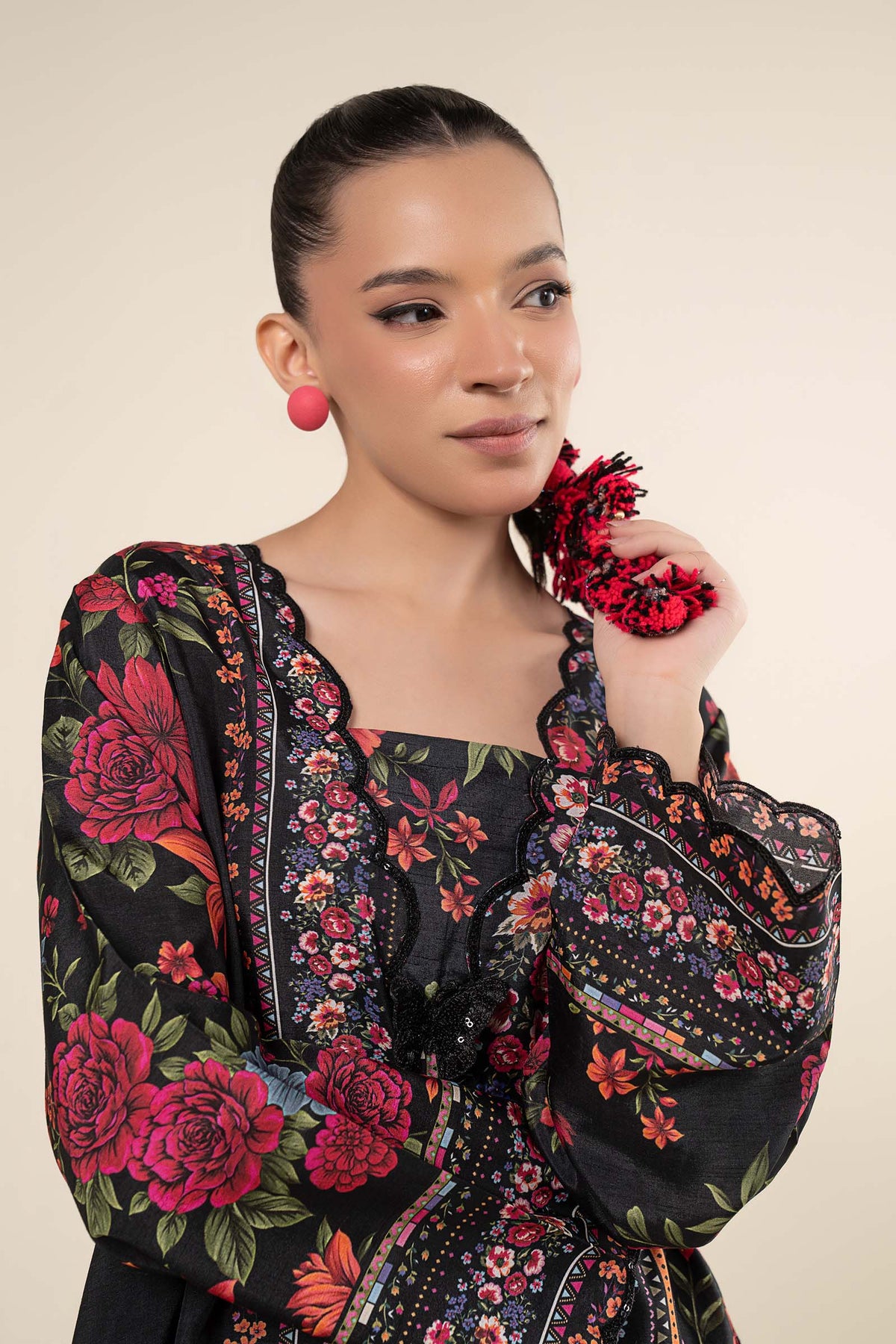 Embroidered Bamberg Raw Silk Shirt