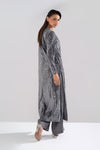 2 Pc Embellished Velvet Suit