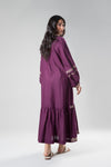 Embroidered Textured Frock
