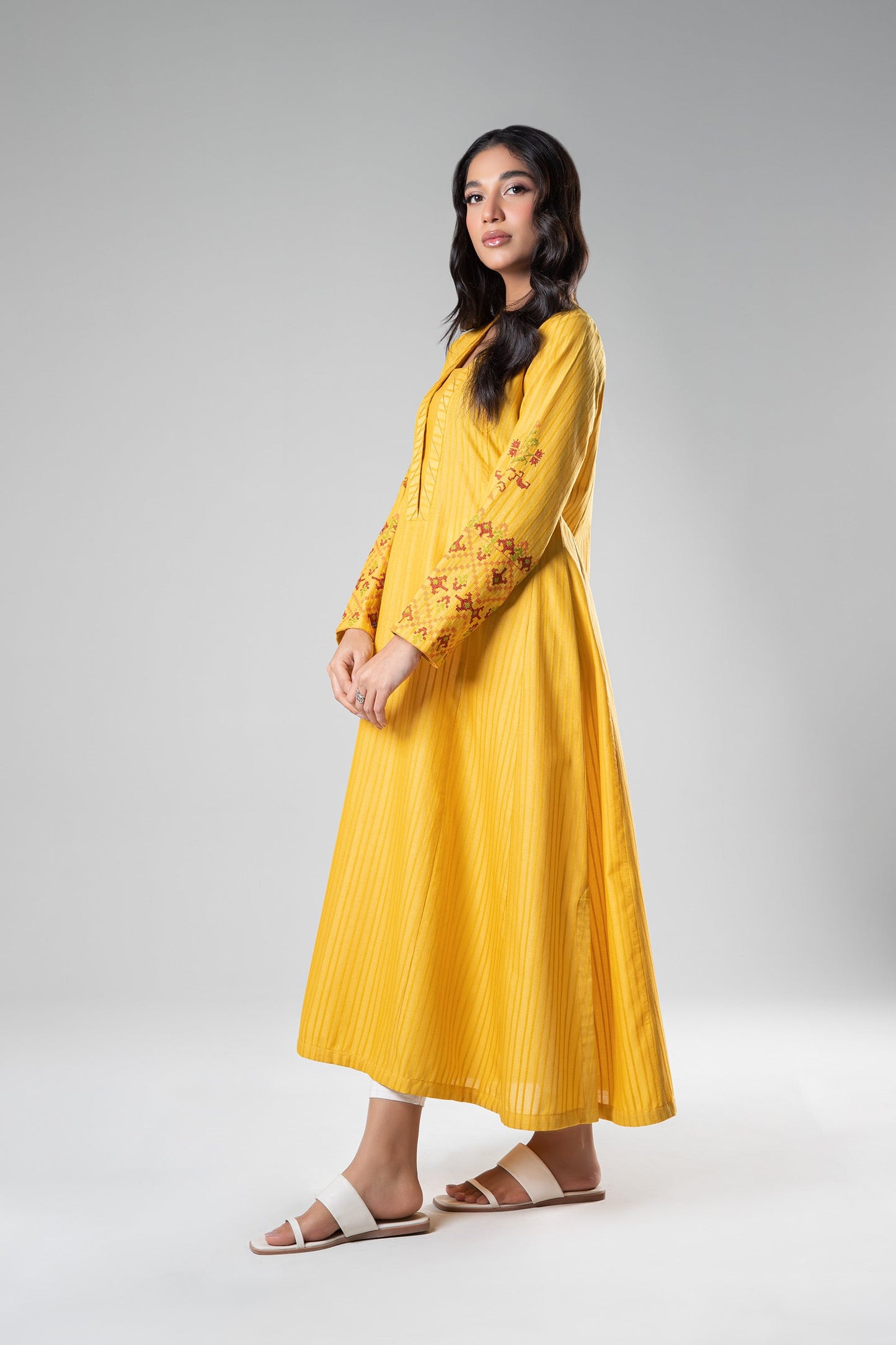 Embroidered Textured Shirt