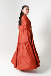 Dyed Twill Dress