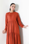 Dyed Twill Dress