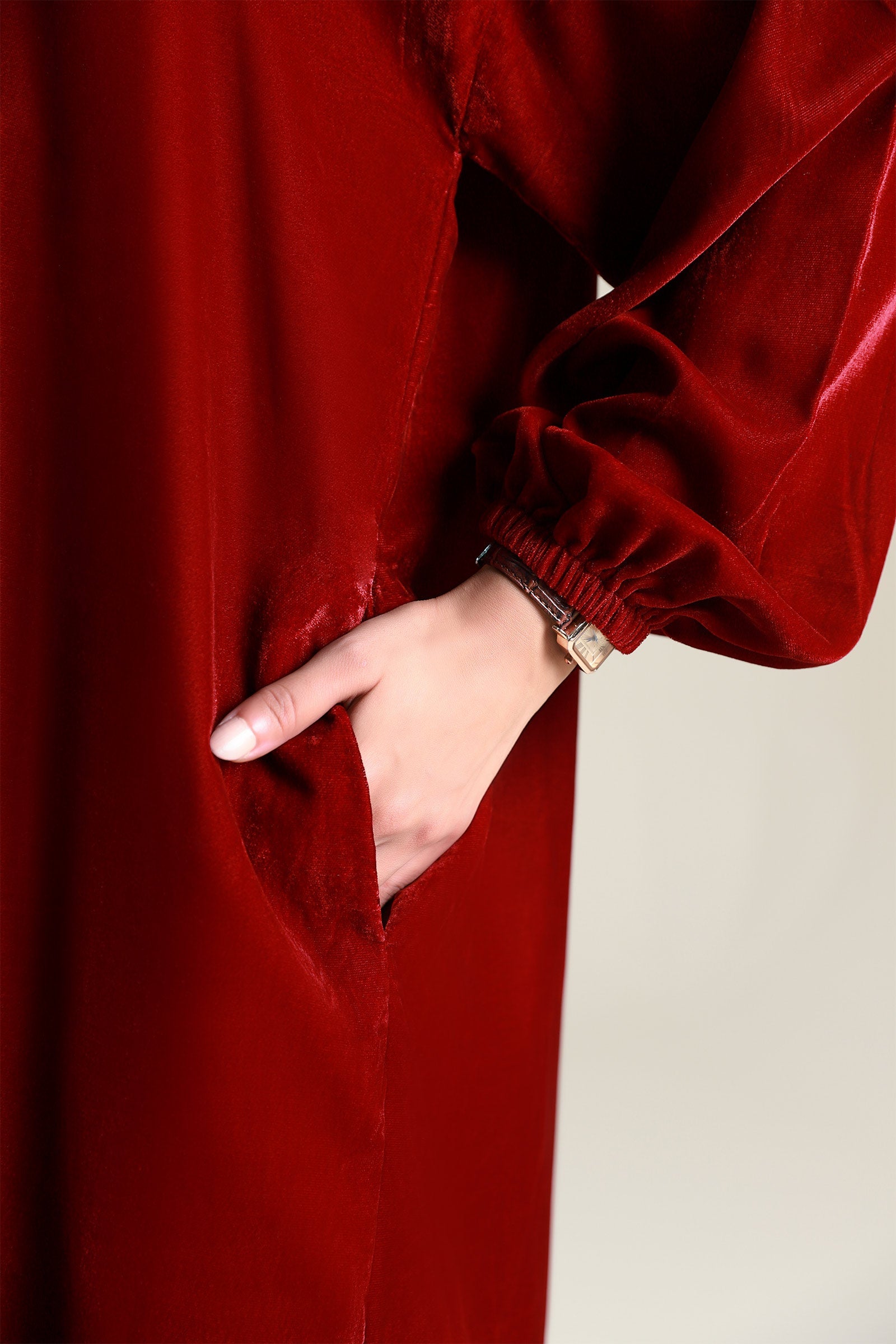 Dyed Velvet Shirt