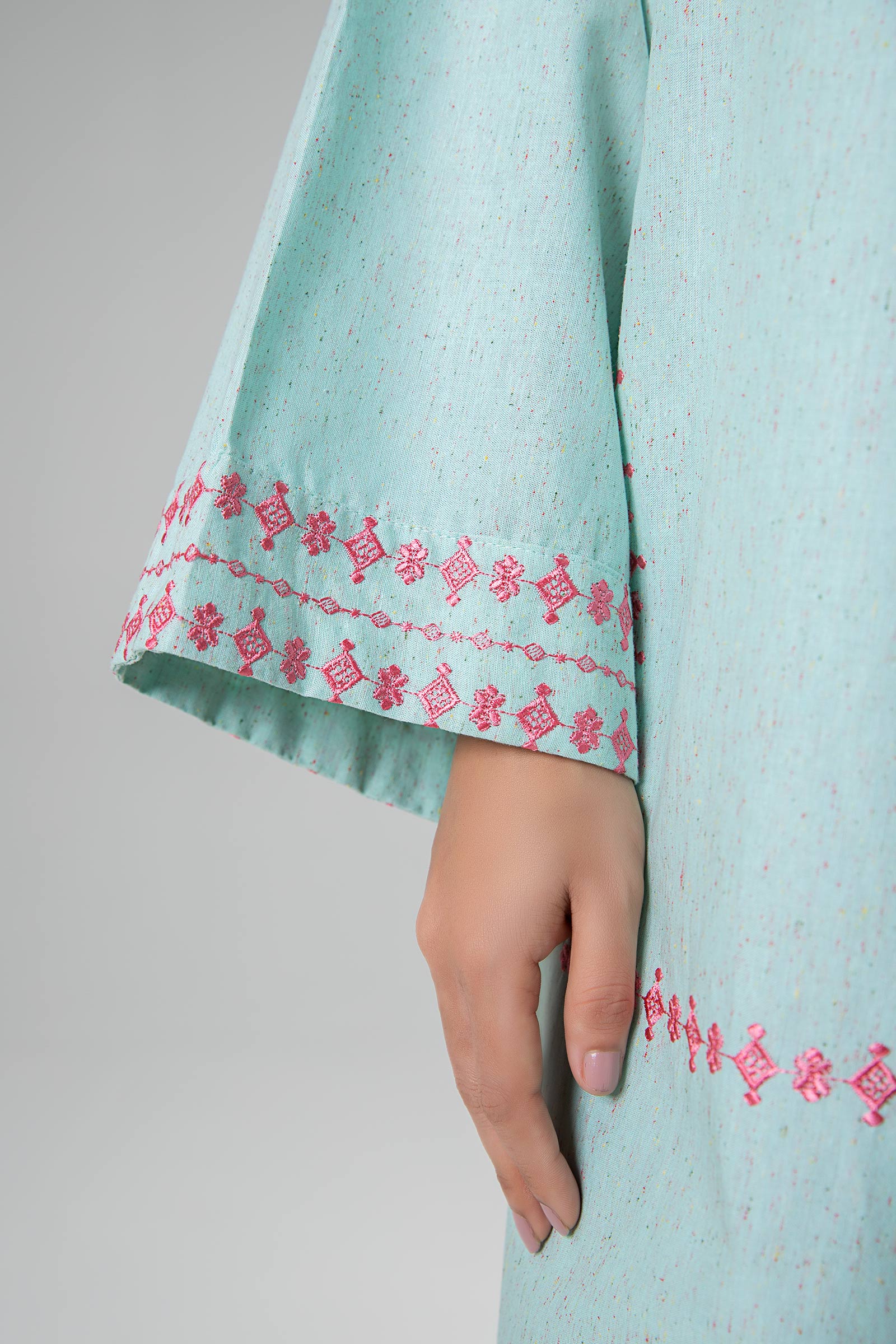 2 Pc Embroidered Neps Suit