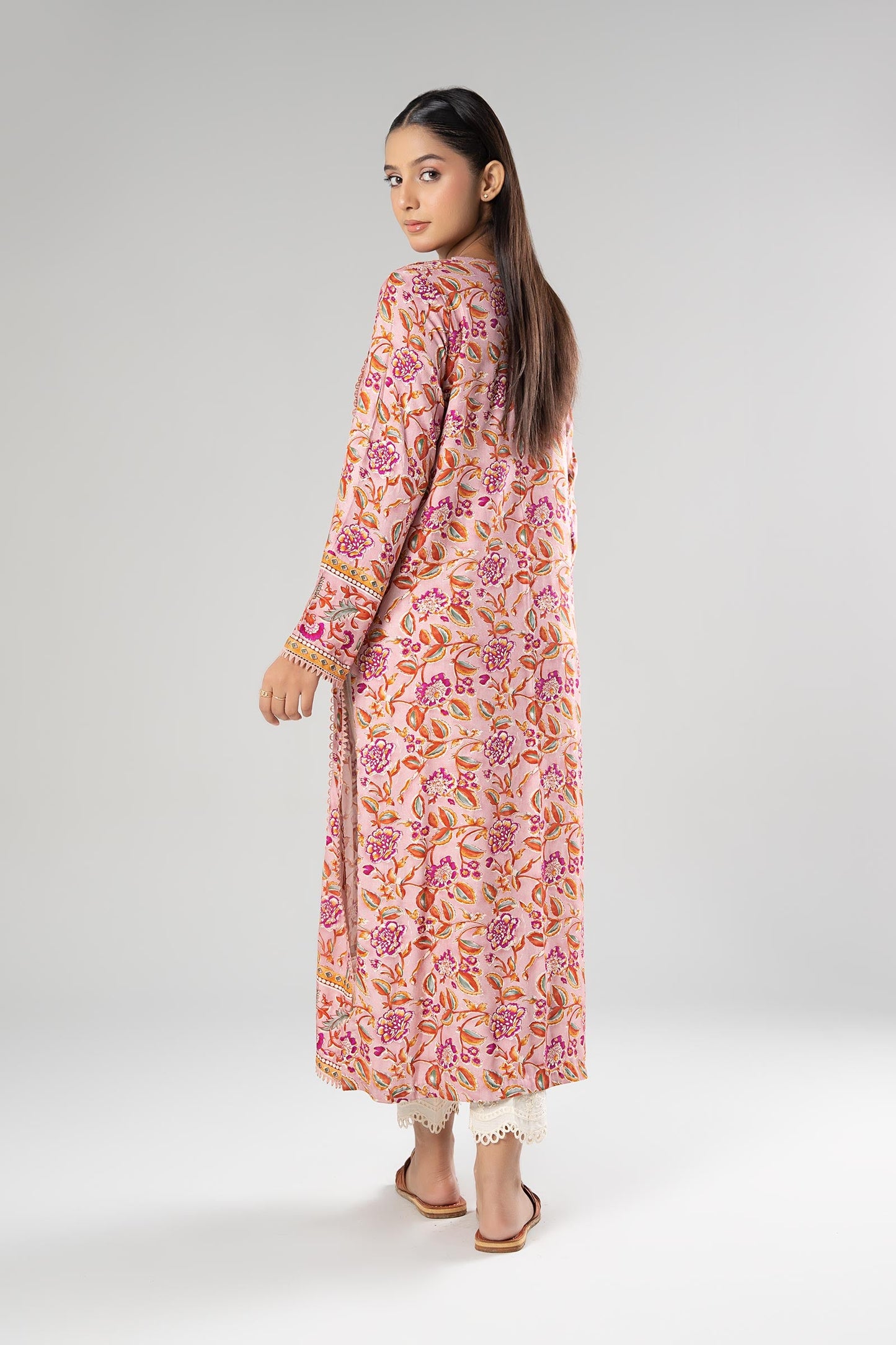 Printed Herringbone Shirt