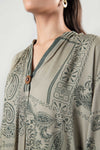 2 Pc Printed Twill Suit