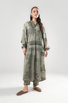 2 Pc Printed Twill Suit