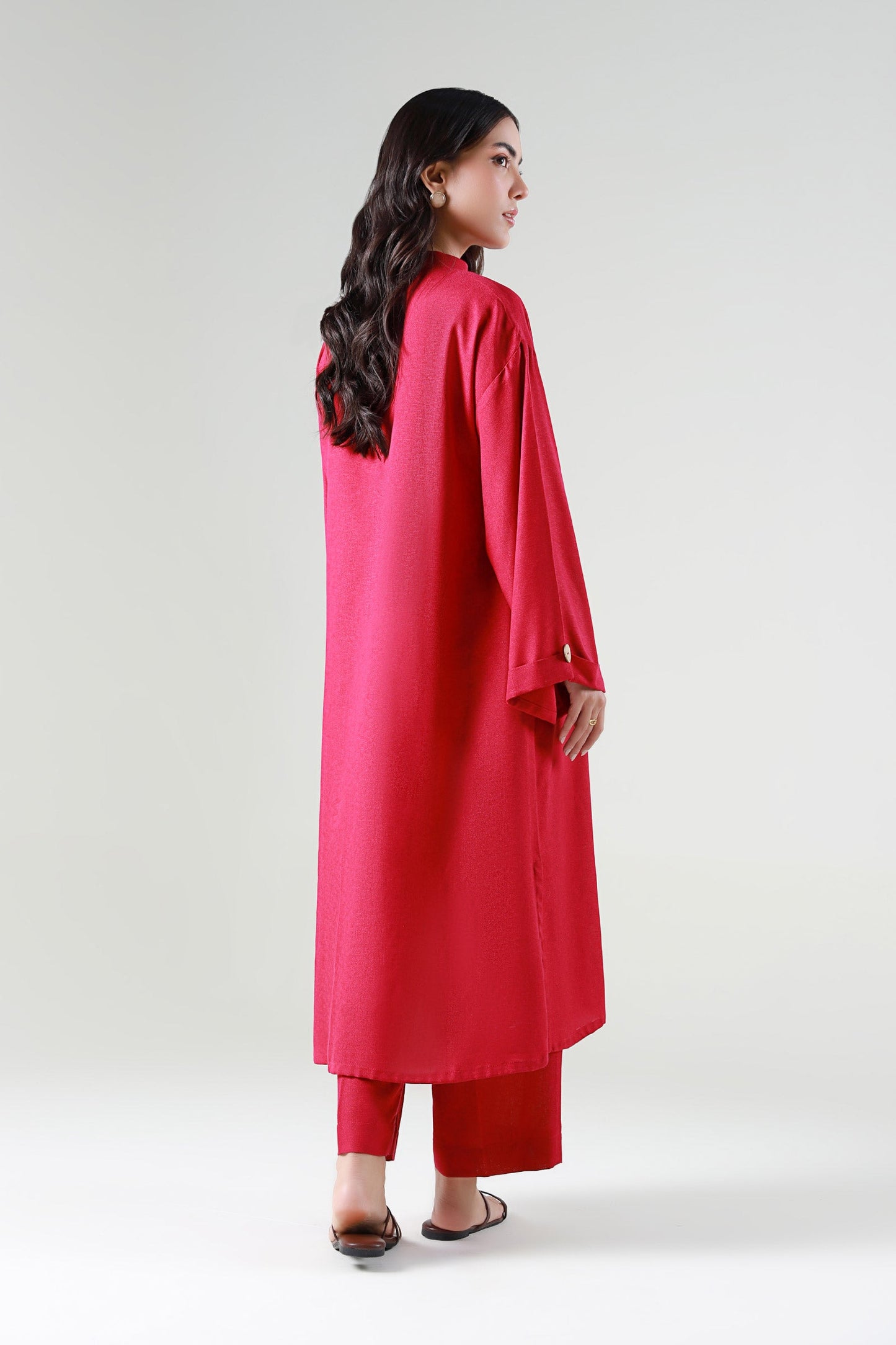 2 Pc Dyed Karandi Suit