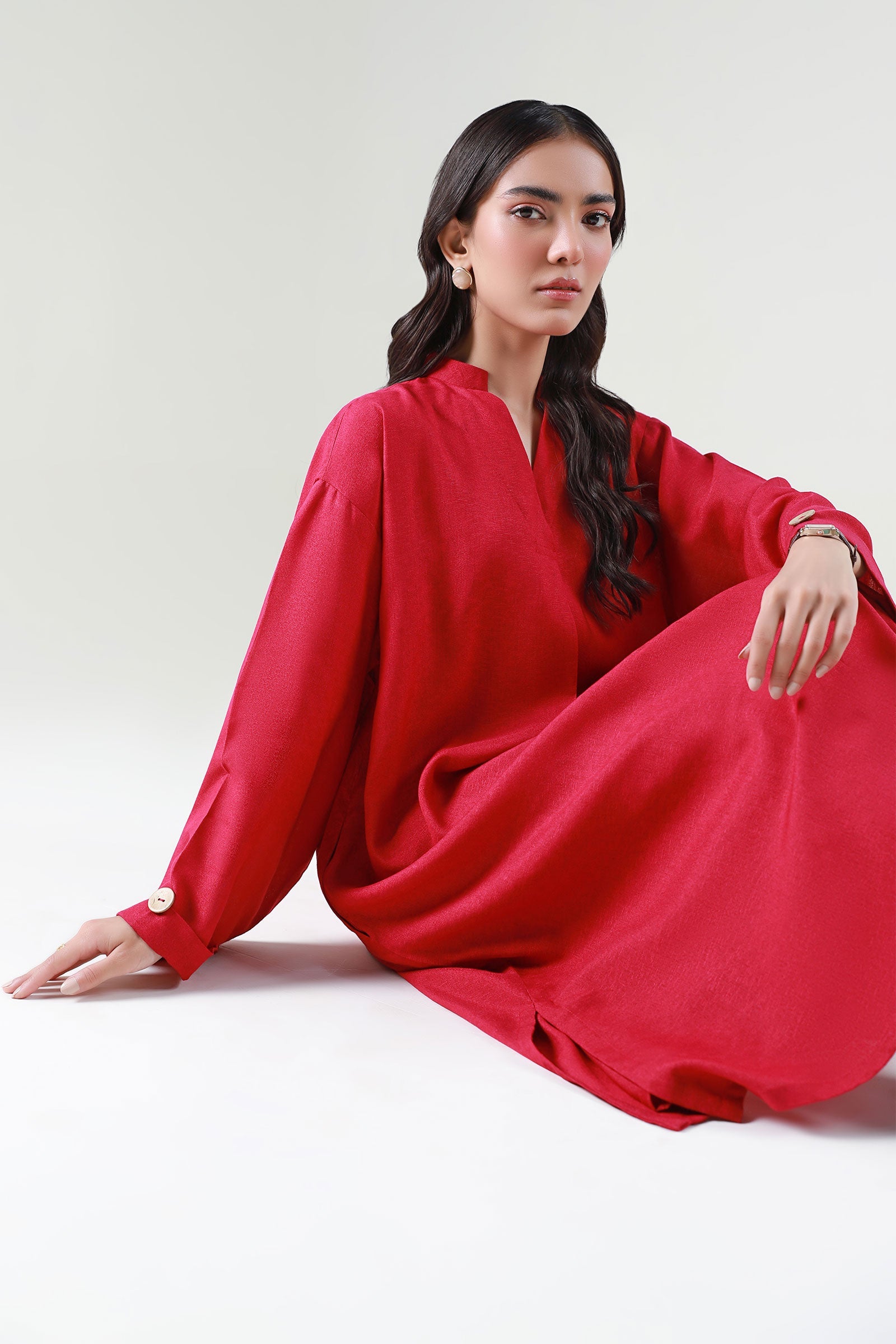 2 Pc Dyed Karandi Suit