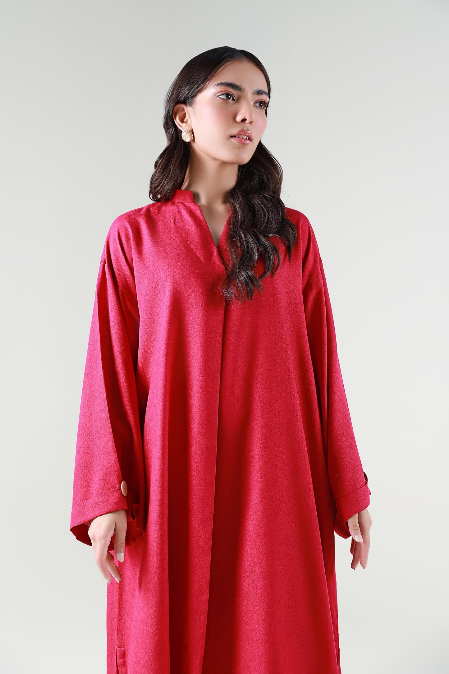 2 Pc Dyed Karandi Suit