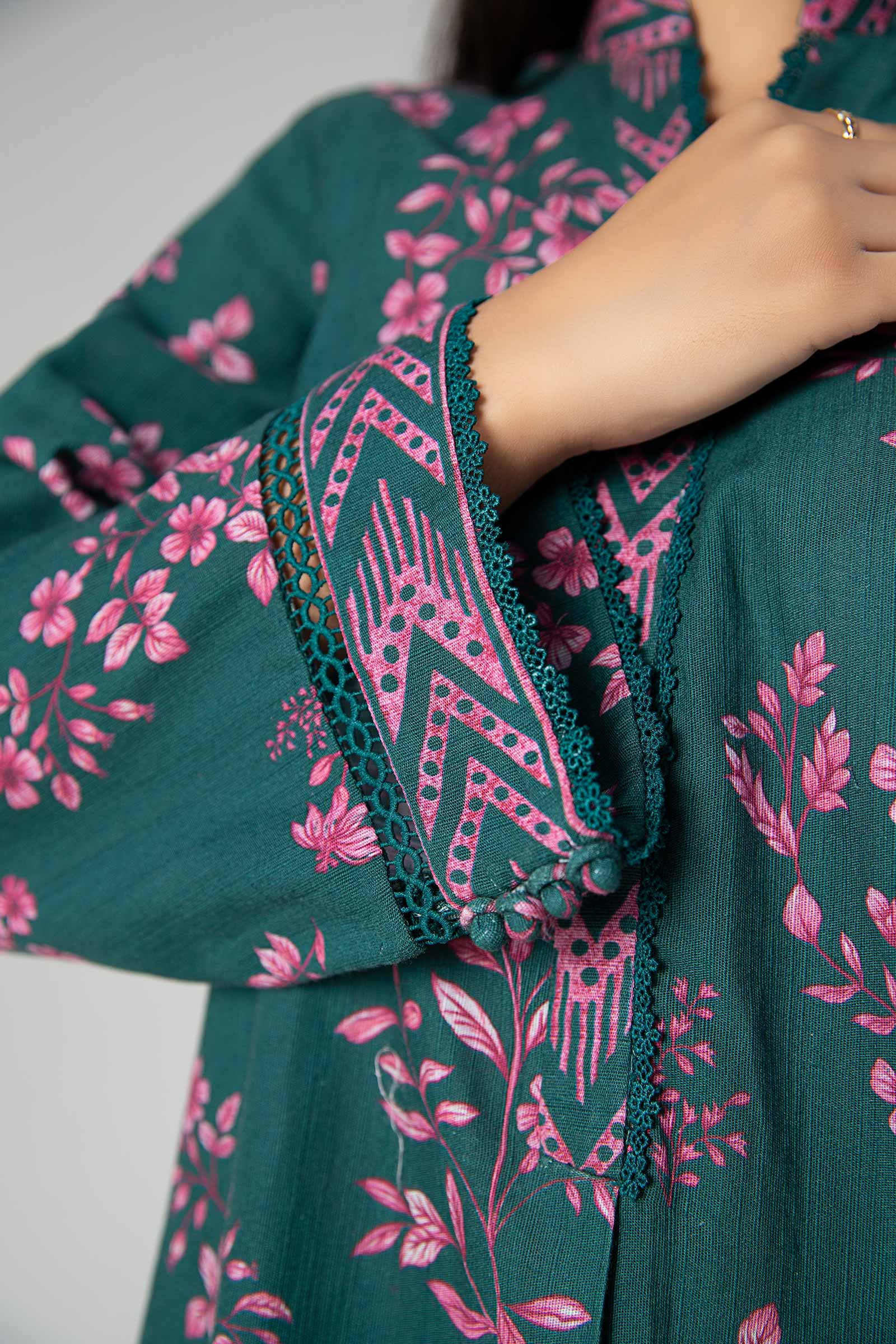 2 Pc Printed Khaddar Suit