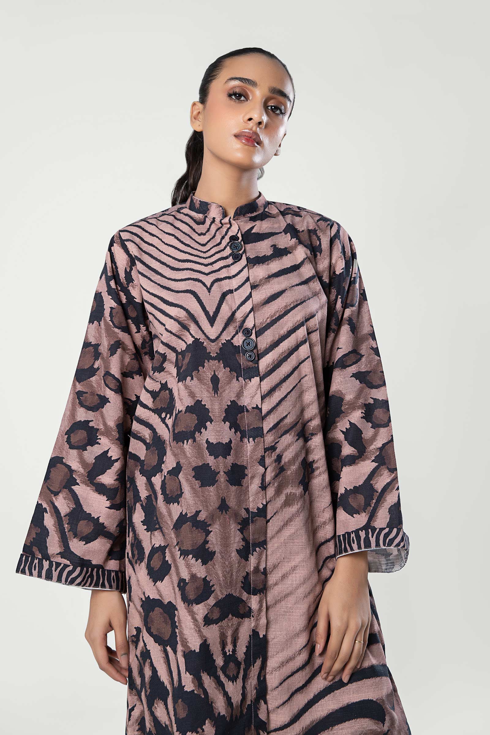 2 Pc Printed Khaddar Suit